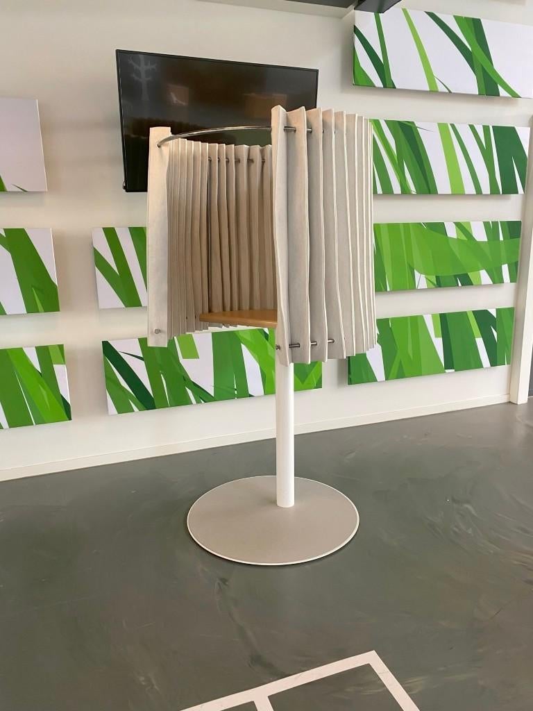 2 x Offecct SmallTalk (akoestisch), wit - H 200 x B 115 cm., Ophalen, Gebruikt