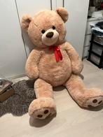 bruine XXL knuffelbeer Billy met strik 150 cm nieuw, Kinderen en Baby's, Speelgoed | Knuffels en Pluche, Ophalen of Verzenden