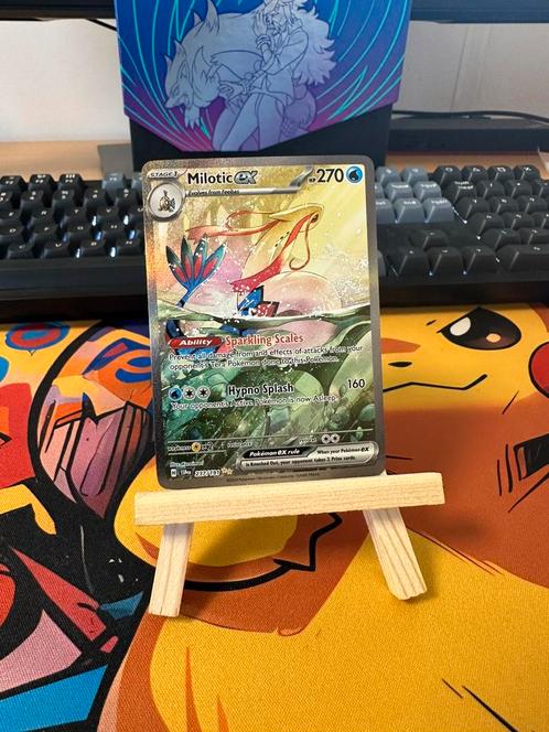 Pokemon Milotic ex 237 Surging Sparks, Hobby en Vrije tijd, Verzamelkaartspellen | Pokémon, Zo goed als nieuw, Losse kaart, Ophalen of Verzenden
