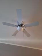 Plafondventilator met verlichting - Zeer Goede Staat, Witgoed en Apparatuur, Ventilatoren, Ophalen, Zo goed als nieuw, Plafondventilator