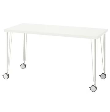 IKEA LAGKAPTEN / KRILLE Desk, wit, 140x60 cm beschikbaar voor biedingen