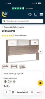 Bedkast Pep - Zonder Bed - 210x135x30, Ophalen, Gebruikt, Eenpersoons, Bruin