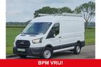 Ford Transit 350 2.0 TDCI L2H3 ac EURO6 (bj 2019), Auto's, Voorwielaandrijving, Stof, 4 cilinders, Wit