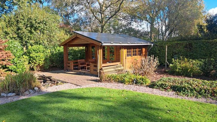 Groot Tuinhuis 400x600cm - 44mm Dikte, Tuin en Terras, Tuinhuizen, Nieuw, Tuinhuis, Hout, 500 cm of meer, 400 cm of meer, 2 ramen