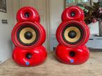 Speakers Mini-Pod (Scandyna) rood, hoogte 35 cm, Audio, Tv en Foto, Luidsprekers, Ophalen, Gebruikt, 60 tot 120 watt, Bowers & Wilkins (B&W)