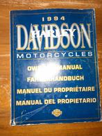 Harley davidson manual 1994, Motoren, Handleidingen en Instructieboekjes