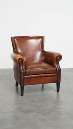 Sierlijke schapenleren armchair met een luxe afwerking, Huis en Inrichting, Fauteuils, Ophalen, Gebruikt, ., Klassiek