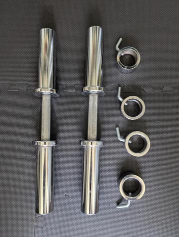 Te koop: 2x dummbellstang 50mm beschikbaar voor biedingen
