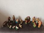 Vintage Kerststal figuren set, Diversen, Kerst, Ophalen of Verzenden, Gebruikt
