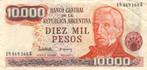 Bankbiljet - Argentinie - 10000 pesos, Postzegels en Munten, Bankbiljetten | Amerika, Ophalen of Verzenden, Zuid-Amerika, Los biljet