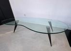Vintage Vitra Amoebe salontafel - Glas, Huis en Inrichting, Tafels | Salontafels, Ophalen, Gebruikt, 50 tot 100 cm, 100 tot 150 cm