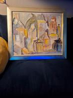 Mooie rustige repro in zilveren lijst., Antiek en Kunst, Ophalen of Verzenden