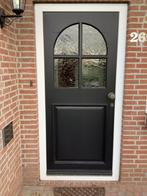 Hardhouten deur met of zonder kunststof kozijn, Doe-het-zelf en Verbouw, Kozijnen en Schuifpuien, Gebruikt, Deurkozijn, 150 tot 225 cm