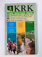 Wandelkaart Eiland KRK Kroatië, Ophalen of Verzenden, Zo goed als nieuw, Europa, Overige typen