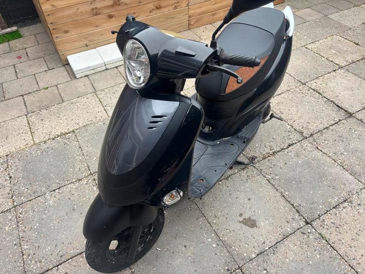 Lintex jet snorbrommer met werk, Fietsen en Brommers, Snorfietsen en Snorscooters, Gebruikt, Overige merken, Benzine, Ophalen