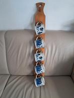 Vintage mokken set met houder, Ophalen, Gebruikt, Keramiek, Overige stijlen