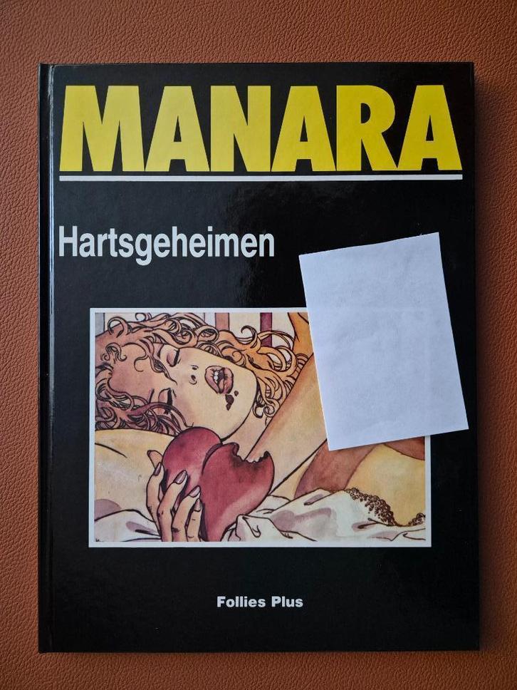 Hardcover Milo Manara Hartsgeheimen  van Follies Plus 1988, Boeken, Stripboeken, Nieuw, Eén stripboek, Verzenden