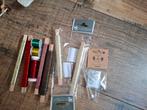 Kerst Knutselspullen Glitter, Draad, lint & Meer! Zie foto's, Hobby en Vrije tijd, Knutselen, Ophalen of Verzenden, Nieuw, Materiaal