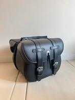 Highway Hawk zadeltassen leer zwart motor harley, Motoren, Accessoires | Koffers en Tassen, Ophalen of Verzenden, Zo goed als nieuw