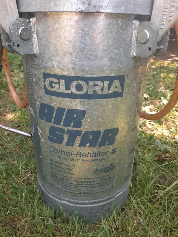 Gloria verfspuit, drukvat, Doe-het-zelf en Verbouw, Verf, Beits en Lak, Gebruikt, Ophalen