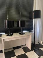 fos spun light T1 en F staande en tafellamp zwart, Ophalen, Gebruikt, Design, Glas