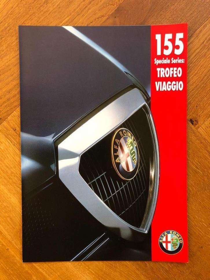Alfa Romeo 155 Trofeo / Viaggio folder 1997, Boeken, Auto's | Folders en Tijdschriften, Nieuw, Alfa Romeo, Ophalen of Verzenden