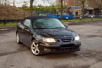 Saab 9-3 1.8 T Cabrio 2004 Zwart beschikbaar voor biedingen