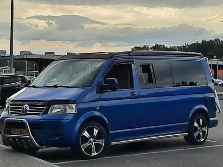 Volkswagen 2008 Blauw, Auto's, Volkswagen, Particulier, Transporter, Adaptive Cruise Control, Airconditioning, Bluetooth, Climate control