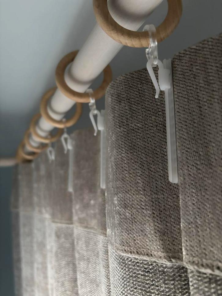 Veneta Gordijnen River Natural - Enkele plooi (Royal), Huis en Inrichting, Stoffering | Gordijnen en Lamellen, Nieuw, 150 tot 200 cm