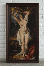 Rubens - Andromeda (kopie in olieverf), Antiek en Kunst, Ophalen