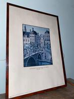 Aquarel Botermarkt Utrecht, Ophalen