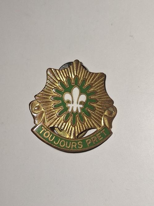 WWII US Army 2nd Armored Cavalry unit crest / DI, Verzamelen, Militaria | Tweede Wereldoorlog, Embleem of Badge, Amerika, Verzenden
