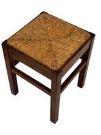 Vintage Riet & Eiken Krukje - Jaren 50 Design, Gebruikt, Bruin, Vintage, Eén