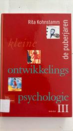 R. Kohnstamm - De puberjaren, Boeken, Ophalen of Verzenden, R. Kohnstamm, Ontwikkelingspsychologie, Zo goed als nieuw