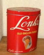Blik Lonka old English fudge  --, Verzamelen, Blikken, Ophalen of Verzenden, Zo goed als nieuw, Overige