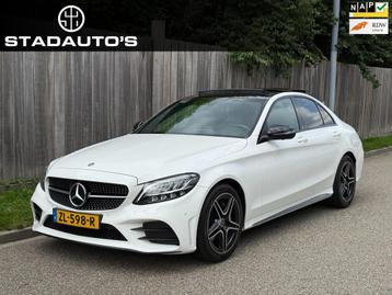 Mercedes-Benz C-klasse 180 AMG Panoramadak|360|Sfeerverlicht beschikbaar voor biedingen