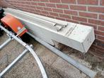 2 rolluiken wit.afm 3 meter en 2 meter., Ophalen, Gebruikt, Wit, Elektrische bediening
