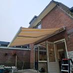 Elektrisch Zonnescherm - 450x290cm, Tuin en Terras, Zonneschermen, Ophalen of Verzenden, Gebruikt, Knikarmscherm, Elektrisch
