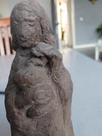 Antiek oud beeldje sculptuur terracotta vrouw/man, Ophalen of Verzenden, Gebruikt, Overige typen