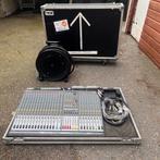 A&H Allen & Heath GL2400 mixer mengtafel + snake + case, Ophalen of Verzenden, Gebruikt, 20 kanalen of meer, Microfooningang