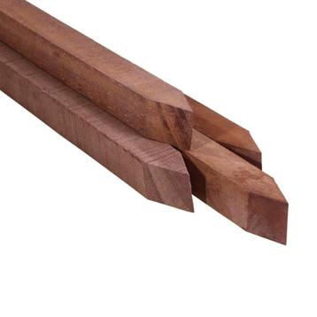 Hardhouten paal 60x60 mm gepunt azobe beschikbaar voor biedingen