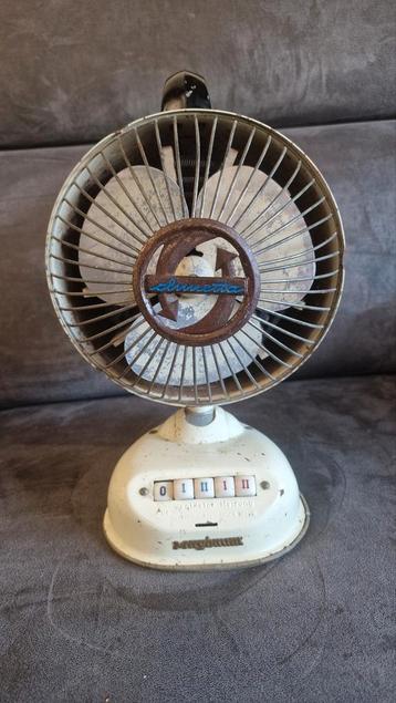 Mooie vintage Maybaum ventilator met verwarmingselement  beschikbaar voor biedingen