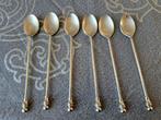 6 verzilverde theelepels, Ophalen of Verzenden, Zo goed als nieuw, Zilver, Los bestek
