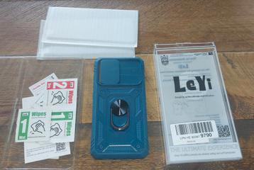 LeYi Hoesje + 2x Screenprotector Samsung S21 FE - Nieuw beschikbaar voor biedingen