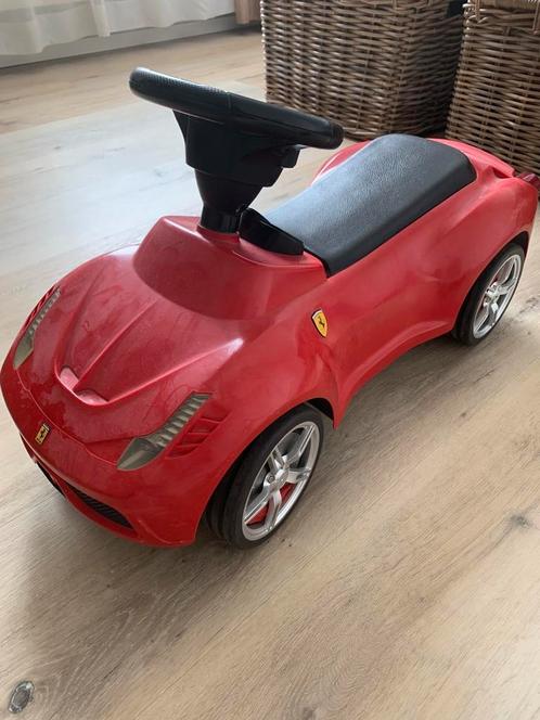 Superleuke Ferrari loopauto, Kinderen en Baby's, Speelgoed | Buiten | Accuvoertuigen, Gebruikt, Ophalen