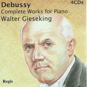 NIEUW 4CD Debussy / Gieseking (Regis)
