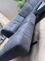 ZGAN MONTEL Traffic U-Bank / Hoekbank - Antraciet - 350cm, Huis en Inrichting, Banken | Bankstellen, Ophalen, Montel Velvet velours design u-bank hoekbank traffic modern