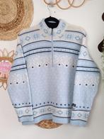 Vintage Noors wollen trui Norway Ijslandse 80s dale, Kleding | Dames, Truien en Vesten, Maat 38/40 (M), Blauw, Ophalen of Verzenden