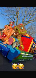 Carnavals wagen met thema Circus, Ophalen