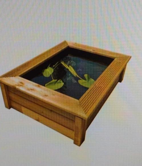 Ubbink Quadro 6 vijverrand.  Kan evt ook als zandbak, Tuin en Terras, Vijvers, Zo goed als nieuw, Ophalen